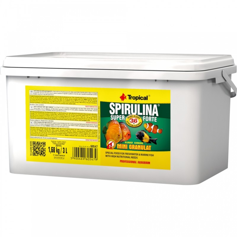 Super Spirulina Forte Mini Granulat 3l / 1,68kg