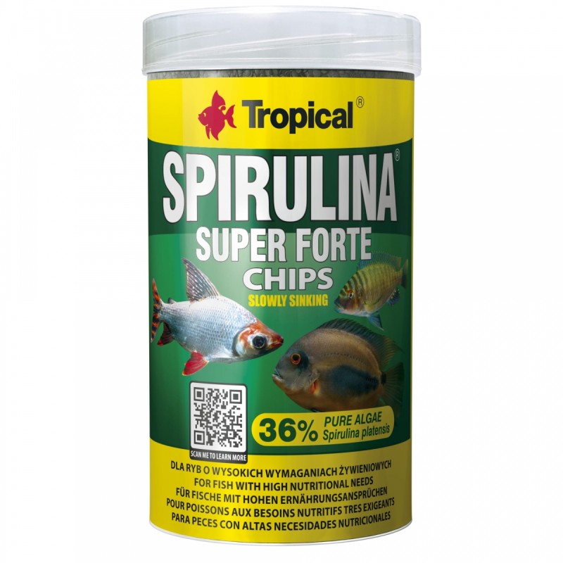 Super Spirulina Forte Chips 1000ml / 520g