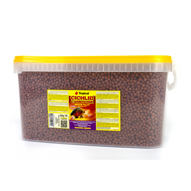 Cichlid Carnivore Medium Pellet 10l / 3,6kg