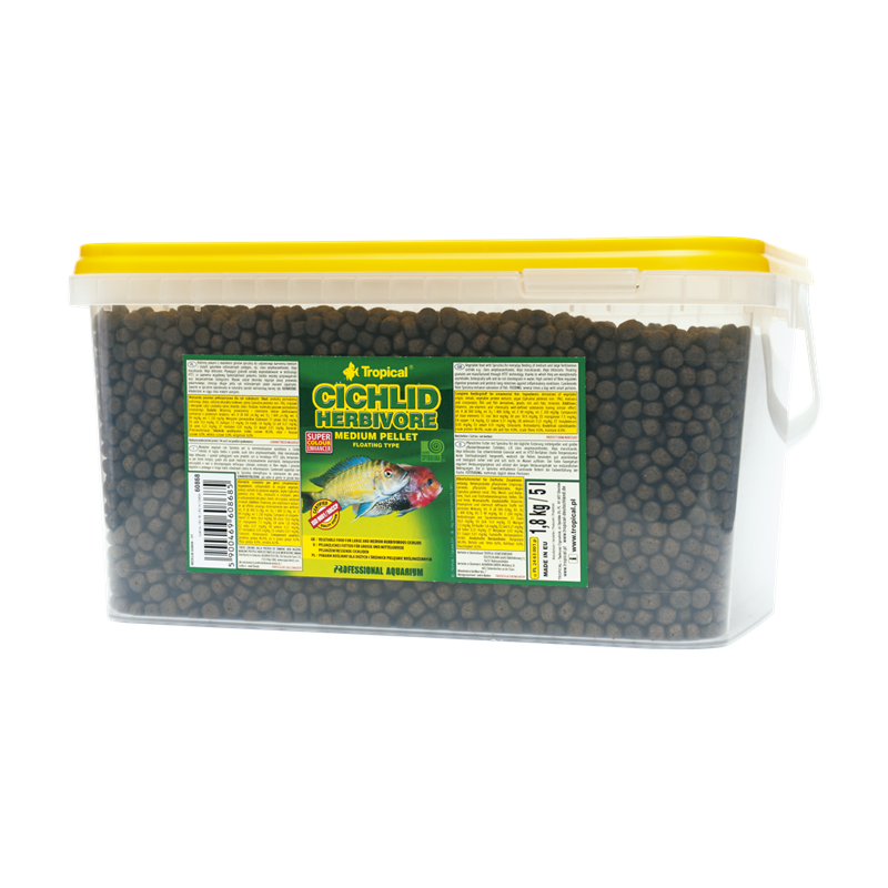 Cichlid Herbivore Medium Pellet 5l / 1,8kg