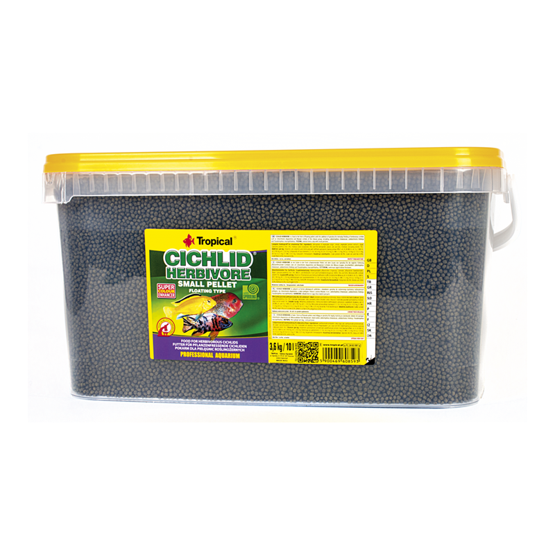 Cichlid Herbivore Small Pellet 10l / 3,6kg