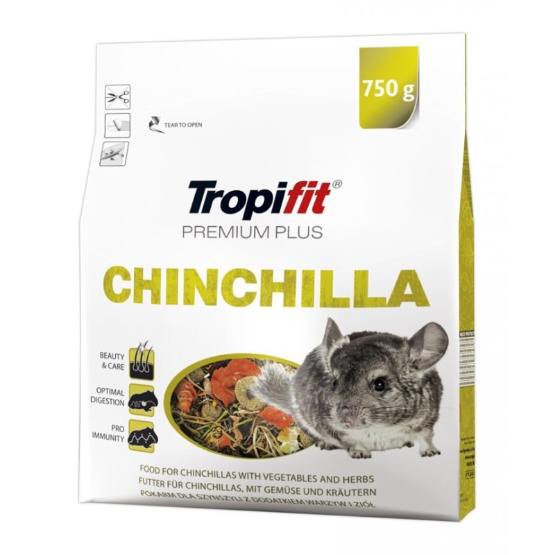 Tropifit Premium Plus Chinchila 750g