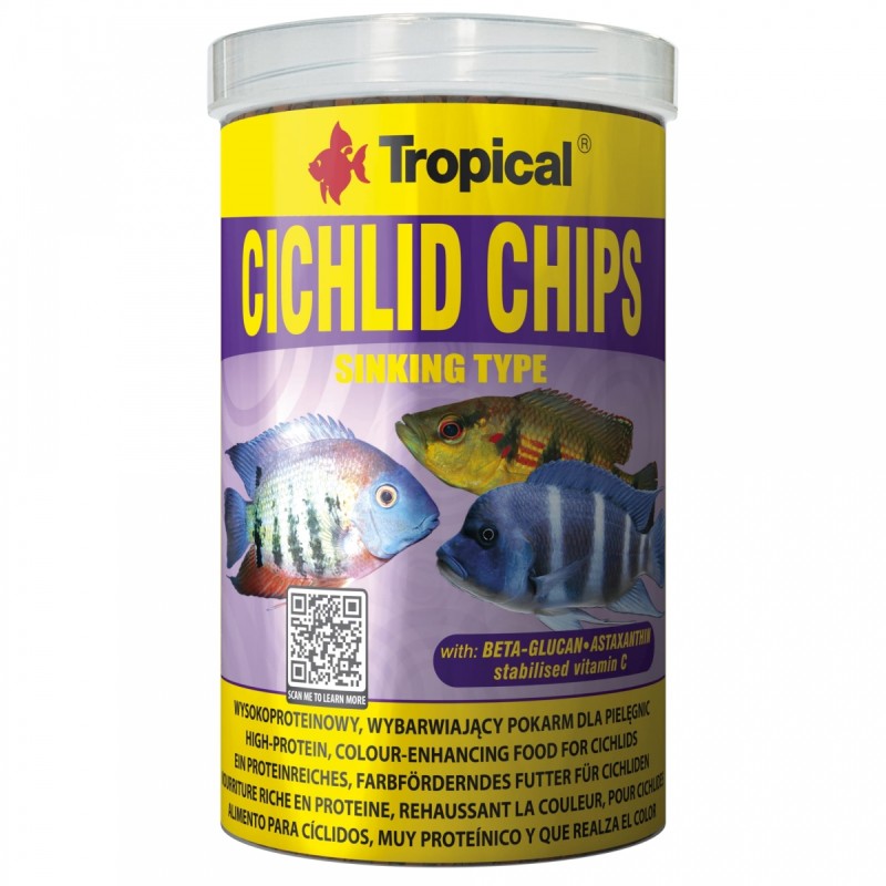 Cichlid Chips 1000ml / 520g