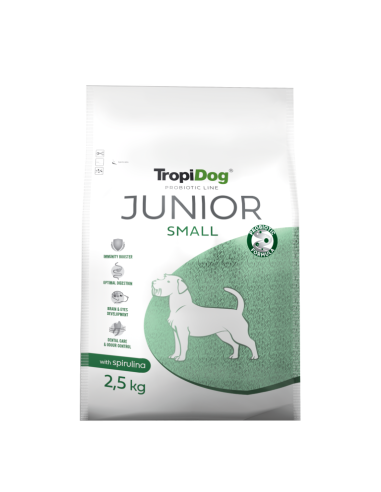 TropiDog Probiotic Line Junior Small 2,5kg