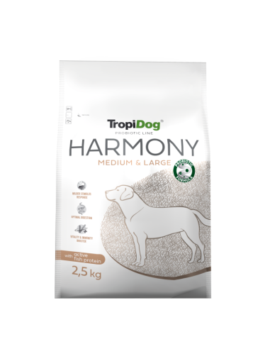 TropiDog Probiotic Line Harmony Medium & Large 2,5kg