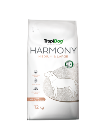 TropiDog Probiotic Line Harmony Medium & Large 12kg