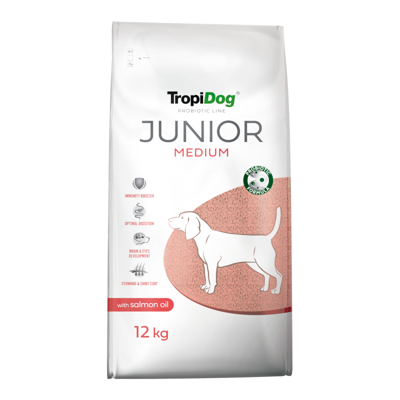 TropiDog Probiotic Line Junior Medium 12kg