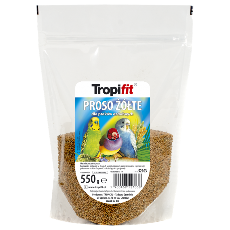 Tropifit - Yellow Millet 550g