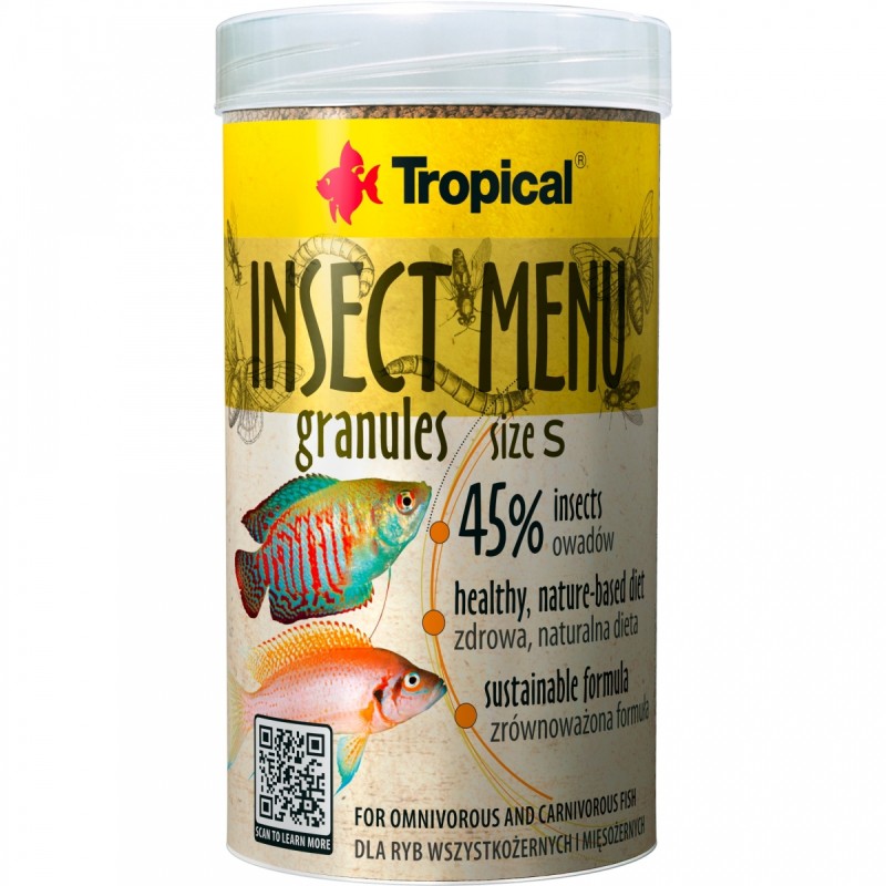 Insect Menu Granules Size S 250ml / 135g