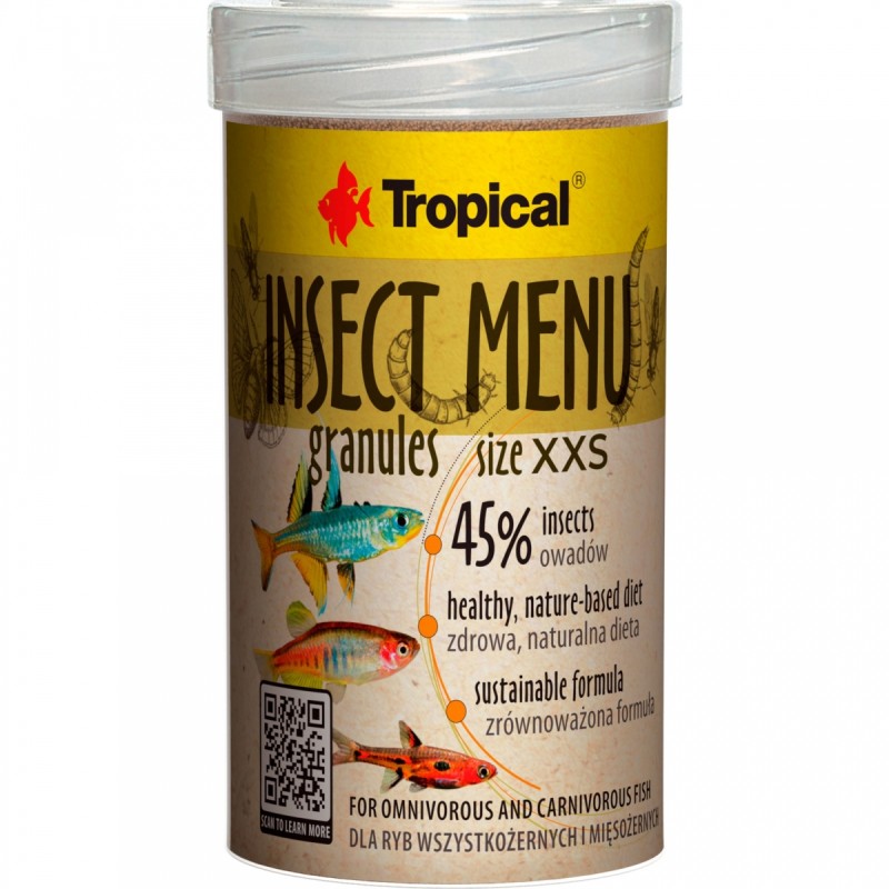 Insect Menu Granules Size XXS 5L / 3,2kg