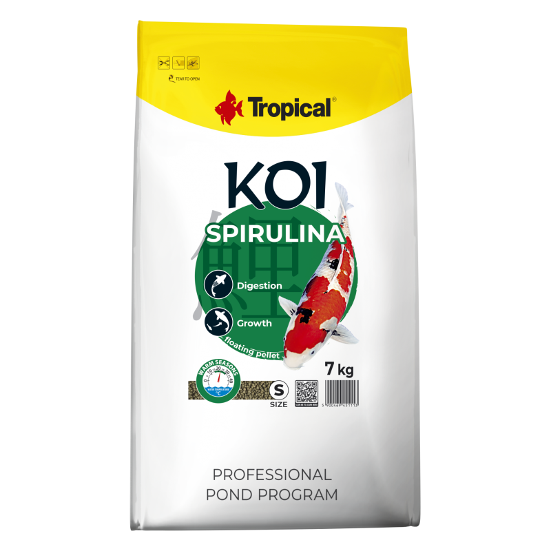 Koi Spirulina Pellet Size S 7kg