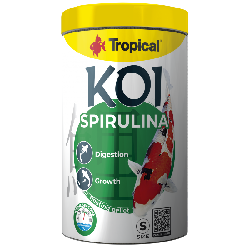 Koi Spirulina Pellet Size S 1000ml/320g