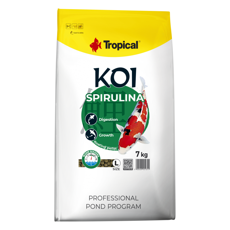 Koi Spirulina Pellet Size L 7kg