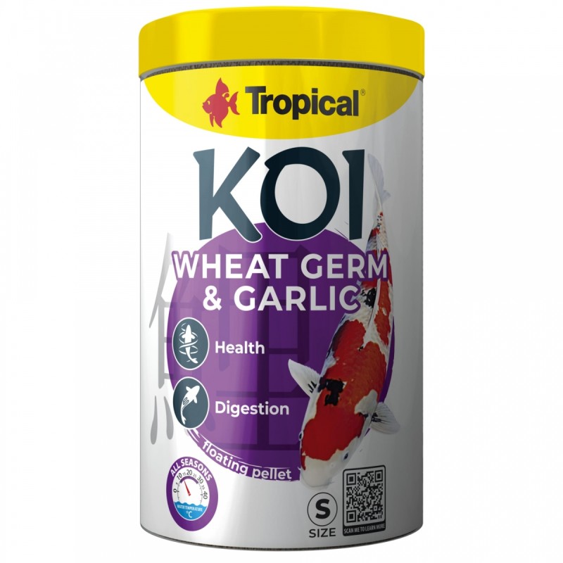 Koi Wheat Germ&Garlic Pellet Size S  1000ml/320g