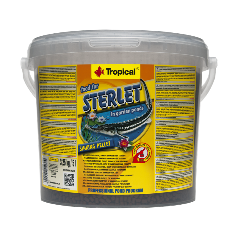 Food for Sterlet 5l / 3,25kg