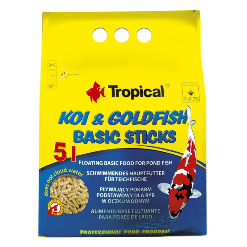 Koi&Goldfish Basic Sticks 5l / 400g