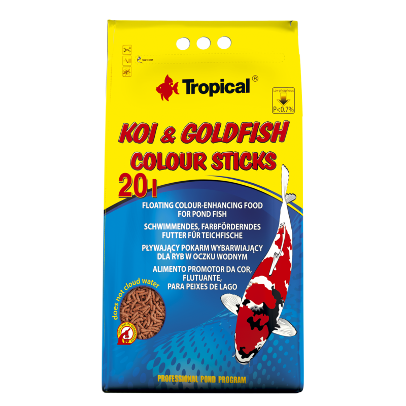 Koi&Goldfish Colour Sticks 20l/1600g