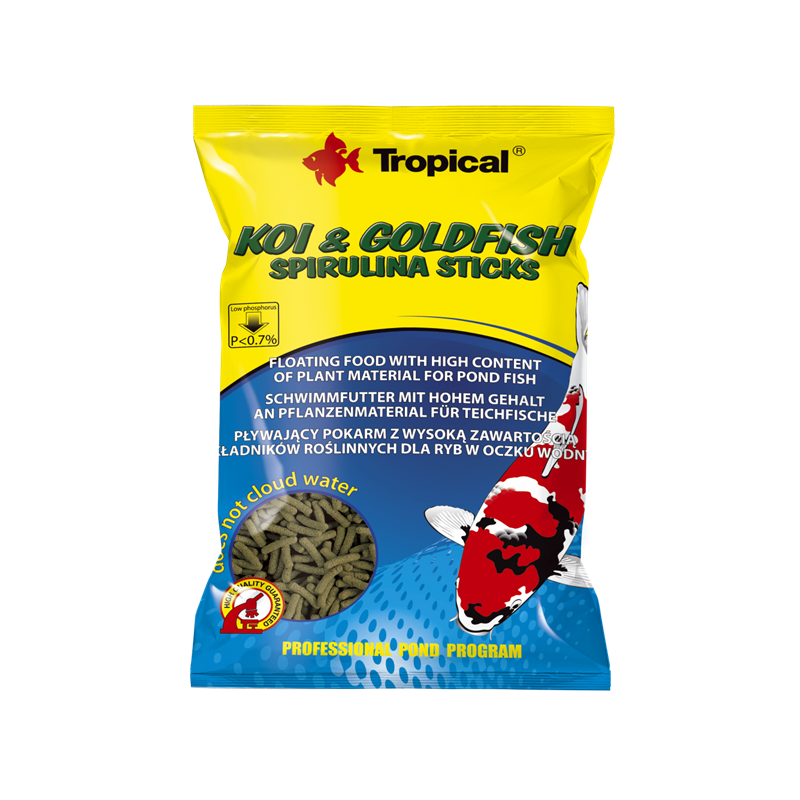 Koi&Goldfish Spirulina Sticks 1l / 90g